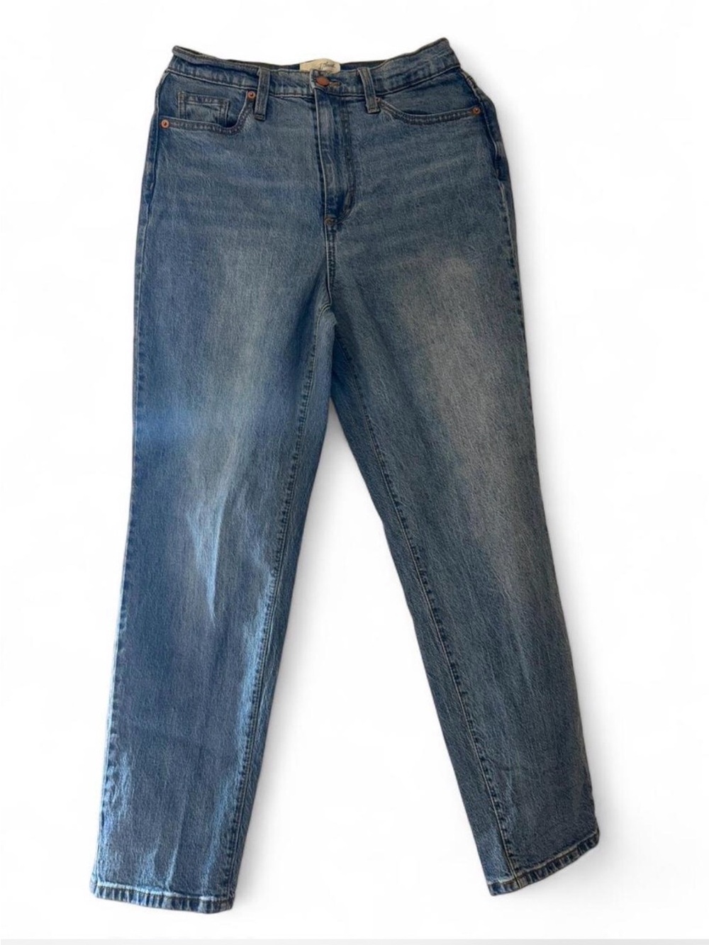 Universal Thread Light Blue Denim Jeans with Brown Stitching. Size 6S - Picture 2 of 8